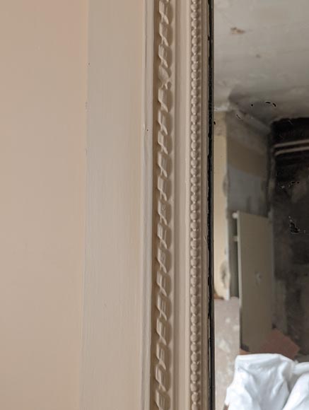 Louis XVI style trumeau with pearl decoration Louis XVI style trumeau with pearl decoration-4