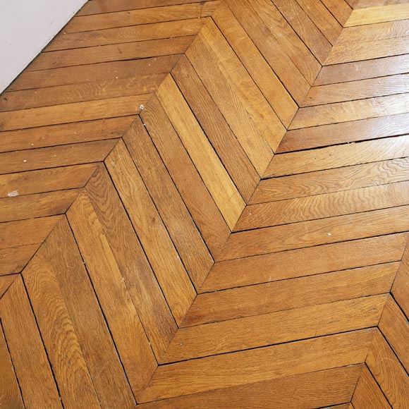 12 m² lot of oak herringbone parquet 12 m² lot of oak herringbone parquet-0