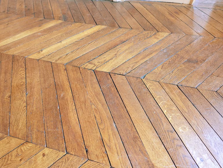 12 m² lot of oak herringbone parquet 12 m² lot of oak herringbone parquet-4