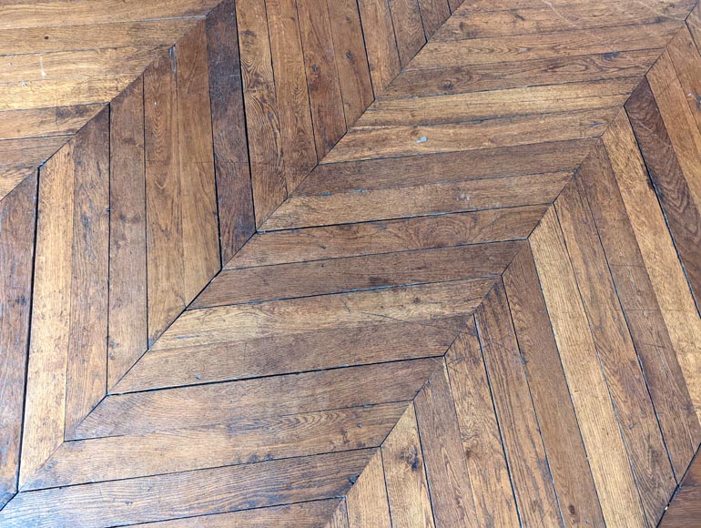 Lot of about 10 m² of parquet flooring in Hungarian stitch Lot of about 10 m² of parquet flooring in Hungarian stitch-5