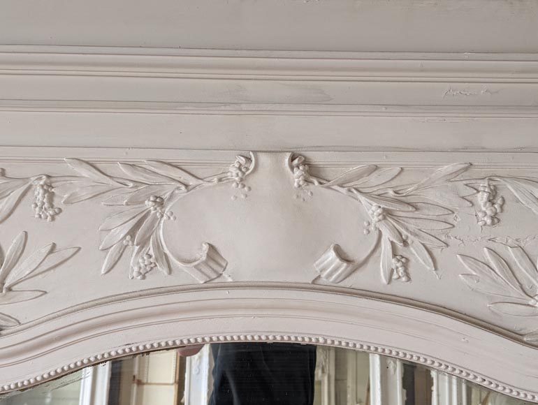 Napoleon III style trumeau adorned with olive branches Napoleon III style trumeau adorned with olive branches-1