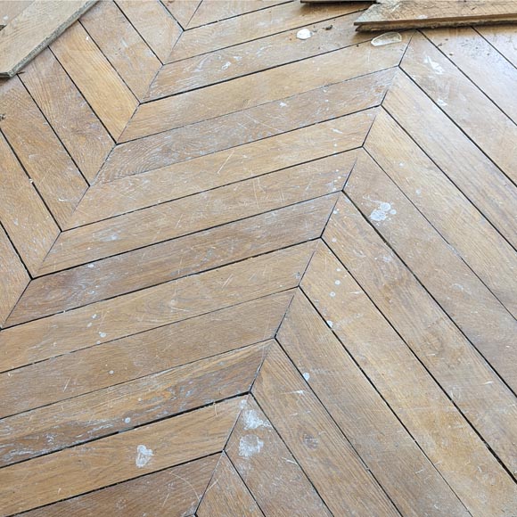 12 m² lot of Point de Hongrie parquet flooring 12 m² lot of Point de Hongrie parquet flooring-0