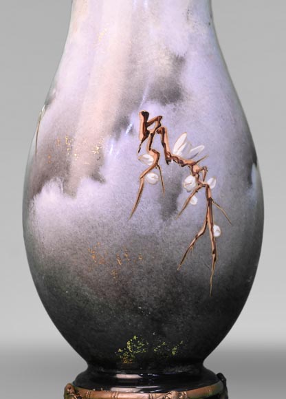 BACCARAT, Pair of vases with Japanese decoration, circa 1900 BACCARAT, Pair of vases with Japanese decoration, circa 1900-3