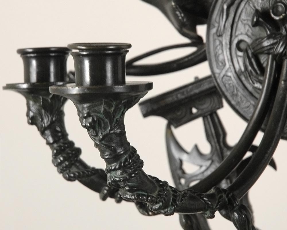 Jean-François GECHTER (1796-1844) (follower of) Pair of Candelabras in bronze Jean-François GECHTER (1796-1844) (follower of) Pair of Candelabras in bronze-8