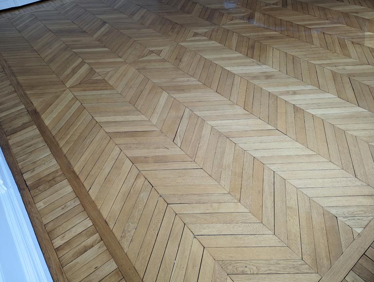 12 m² lot of herringbone parquet flooring 12 m² lot of herringbone parquet flooring-2