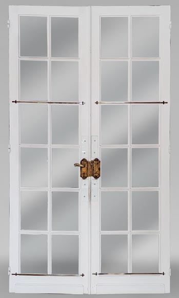 Large double glass doors Large double glass doors-0