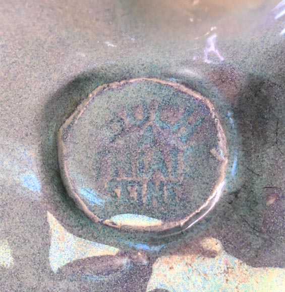 BOCH Frères, Art Nouveau Vase in Iridescent Faience Decorated with a Toad and Mushrooms, late 19th century BOCH Frères, Art Nouveau Vase in Iridescent Faience Decorated with a Toad and Mushrooms, late 19th century-7