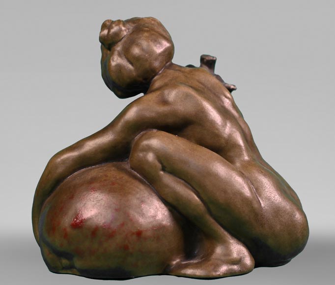 François-Rupert CARABIN, Woman with a Gourd, circa 1900 François-Rupert CARABIN, Woman with a Gourd, circa 1900-2