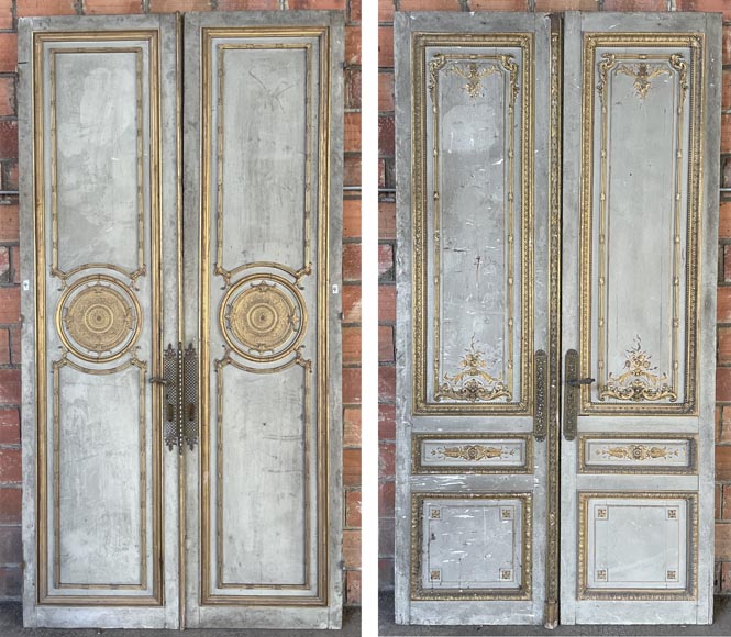 René Gaillard (architect), Aimé Octobre (sculptor), Regency-Style Painted and Gilded Woodwork, 1919 René Gaillard (architect), Aimé Octobre (sculptor), Regency-Style Painted and Gilded Woodwork, 1919-4