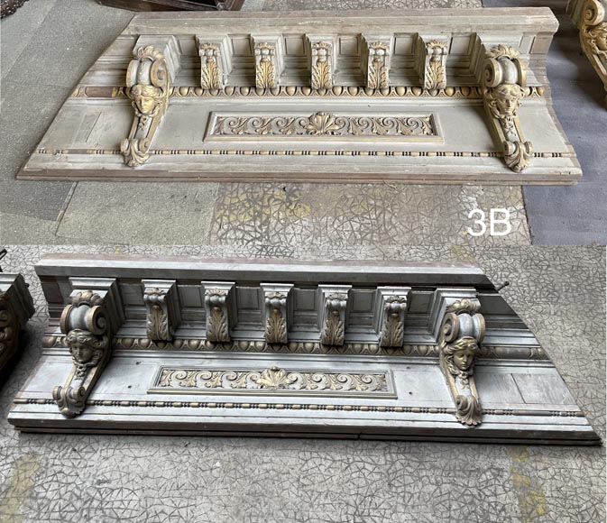 René Gaillard (architect), Aimé Octobre (sculptor), Regency-Style Painted and Gilded Woodwork, 1919 René Gaillard (architect), Aimé Octobre (sculptor), Regency-Style Painted and Gilded Woodwork, 1919-9