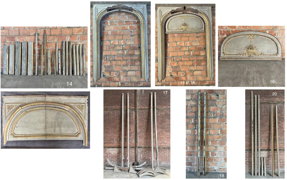 René Gaillard (architect), Aimé Octobre (sculptor), Regency-Style Painted and Gilded Woodwork, 1919 René Gaillard (architect), Aimé Octobre (sculptor), Regency-Style Painted and Gilded Woodwork, 1919-21