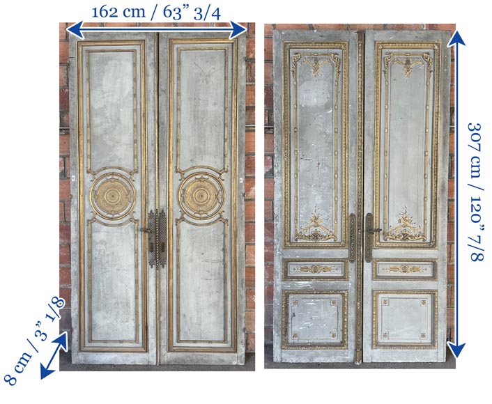 René Gaillard (architect), Aimé Octobre (sculptor), Regency-Style Painted and Gilded Woodwork, 1919 René Gaillard (architect), Aimé Octobre (sculptor), Regency-Style Painted and Gilded Woodwork, 1919-24