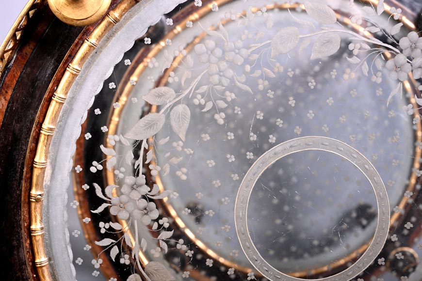 Alphonse GIROUX (in the manner of), Bamboo Decorated Gueridon, first half of the 19th century-3