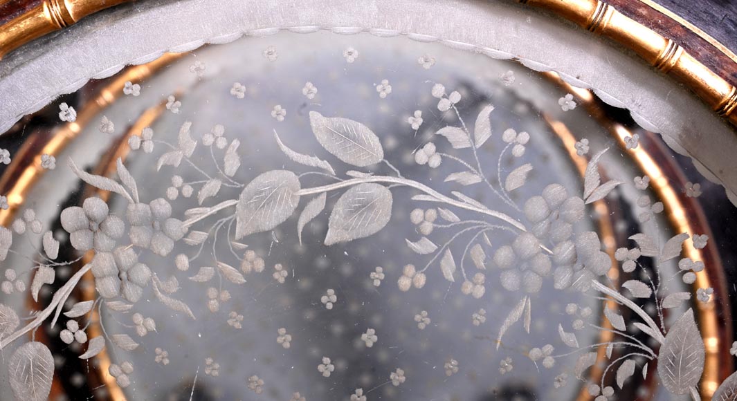 Alphonse GIROUX (in the manner of), Bamboo Decorated Gueridon, first half of the 19th century-4