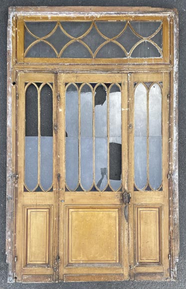 Pair of Triple Doors with Glazed Frame – Circa 1900 Pair of Triple Doors with Glazed Frame – Circa 1900-2