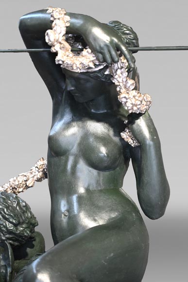 Mathurin Moreau for the Val d’Osne foundry, The Flower Fairy, late 19th century Mathurin Moreau for the Val d’Osne foundry, The Flower Fairy, late 19th century-2