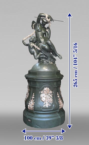 Mathurin Moreau for the Val d’Osne foundry, The Flower Fairy, late 19th century Mathurin Moreau for the Val d’Osne foundry, The Flower Fairy, late 19th century-10