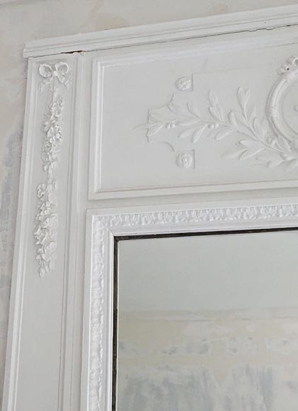 Louis XVI style trumeau adorned with a fruit basket Louis XVI style trumeau adorned with a fruit basket-2