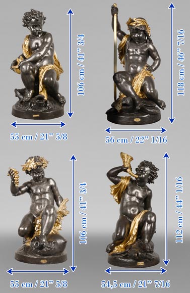 Mathurin Moreau for the Val d’Osne Foundry, The Four Elements, between 1849 and 1879 Mathurin Moreau for the Val d’Osne Foundry, The Four Elements, between 1849 and 1879-15