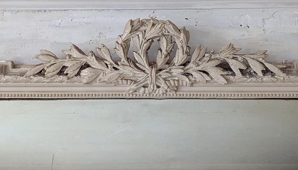 Louis XVI style trumeau decorated with a double laurel wreath Louis XVI style trumeau decorated with a double laurel wreath-1