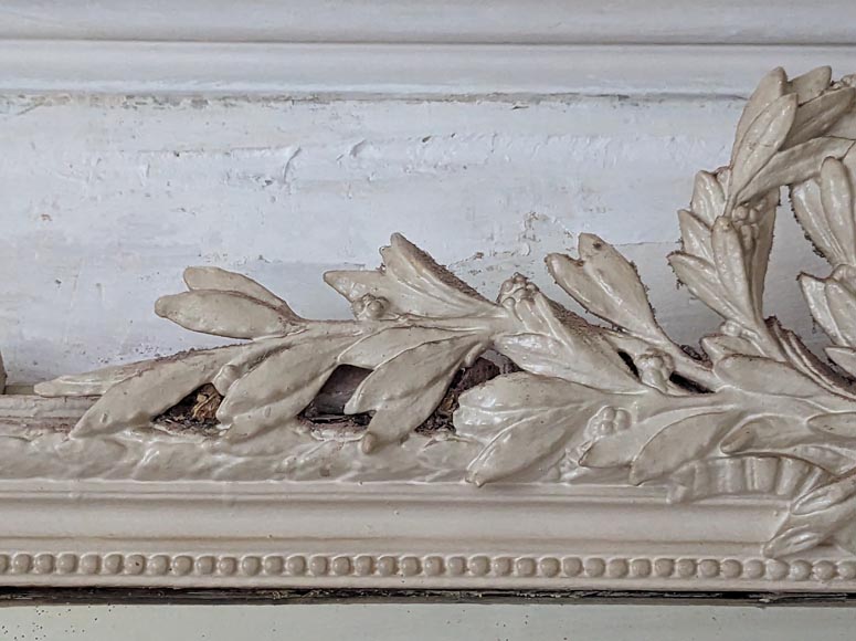Louis XVI style trumeau decorated with a double laurel wreath Louis XVI style trumeau decorated with a double laurel wreath-3