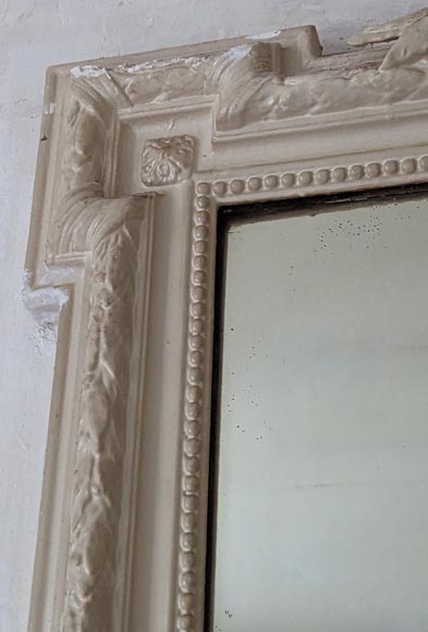 Louis XVI style trumeau decorated with a double laurel wreath Louis XVI style trumeau decorated with a double laurel wreath-4