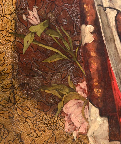 Conrad KIESEL (after), Japonist portrait of a woman wearing a kimono, circa 1880 Conrad KIESEL (after), Japonist portrait of a woman wearing a kimono, circa 1880-6