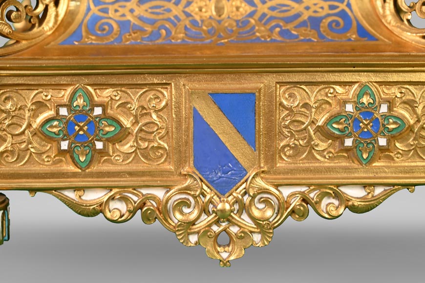 Charles Stanislas MATIFAT, Persian double-sided pendulum from the London Universal Exhibition of 1851 Charles Stanislas MATIFAT, Persian double-sided pendulum from the London Universal Exhibition of 1851-14