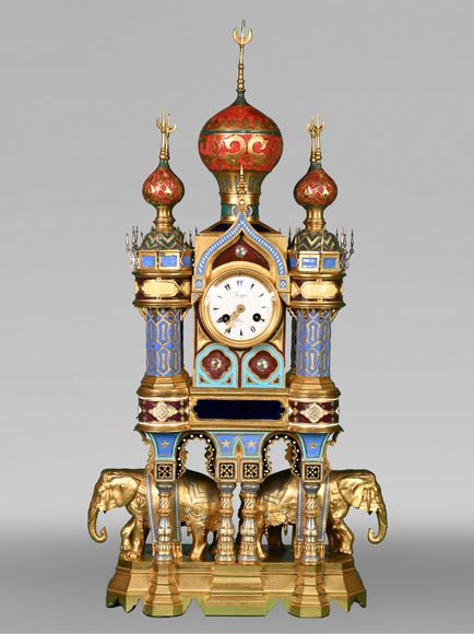 Charles Stanislas MATIFAT, the elephant clock an oriental model presented at the Crystal Palace in 1851 Charles Stanislas MATIFAT, the elephant clock an oriental model presented at the Crystal Palace in 1851-0