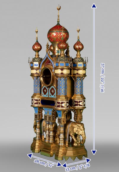 Charles Stanislas MATIFAT, the elephant clock an oriental model presented at the Crystal Palace in 1851 Charles Stanislas MATIFAT, the elephant clock an oriental model presented at the Crystal Palace in 1851-15