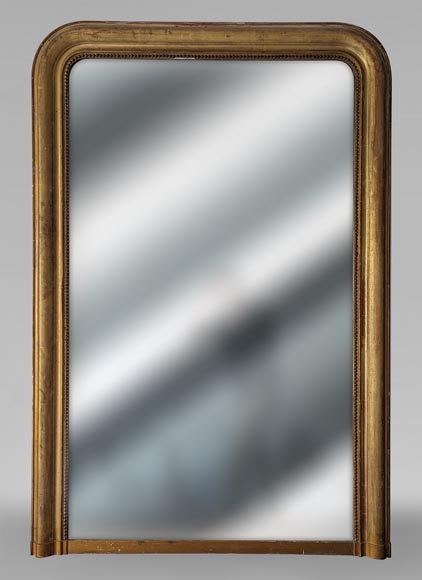 Louis Philippe-style gilded trumeau with rounded corners Louis Philippe-style gilded trumeau with rounded corners-0