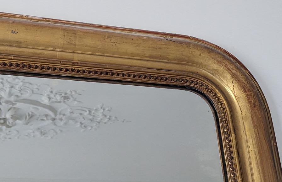 Louis Philippe-style gilded trumeau with rounded corners Louis Philippe-style gilded trumeau with rounded corners-1