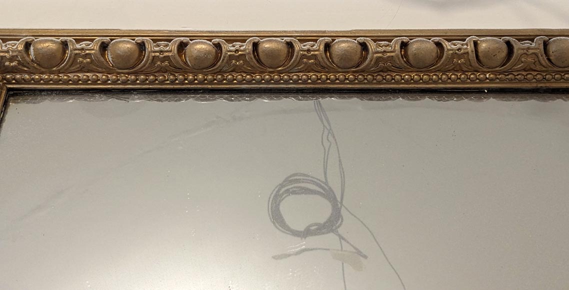 Louis XVI style trumeau adorned with a frieze of ovals Louis XVI style trumeau adorned with a frieze of ovals-3