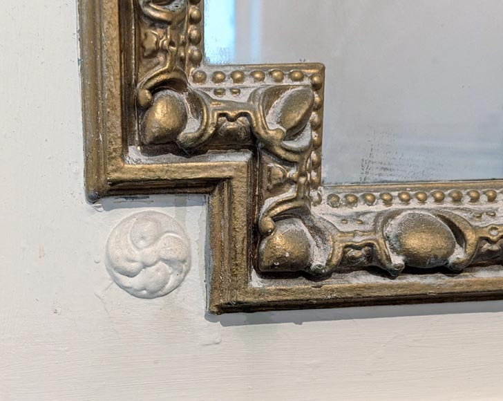 Louis XVI style trumeau adorned with a frieze of ovals Louis XVI style trumeau adorned with a frieze of ovals-5