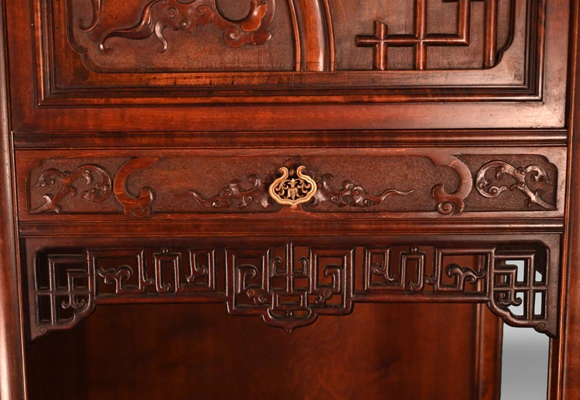 Gabriel VIARDOT, Japanese-Style Shelf Cabinet, late 19th Century Gabriel VIARDOT, Japanese-Style Shelf Cabinet, late 19th Century-6