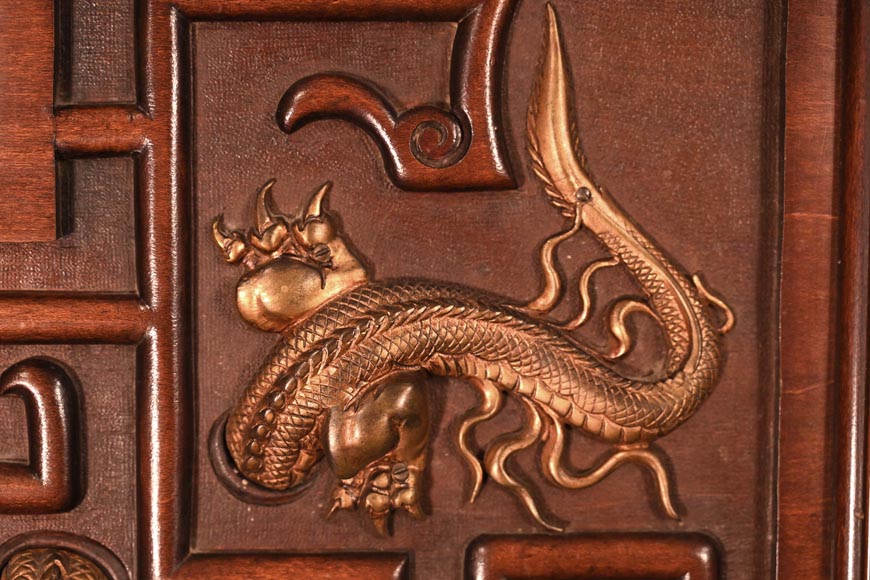 Gabriel VIARDOT, Japanese-Style Shelf Cabinet, late 19th Century Gabriel VIARDOT, Japanese-Style Shelf Cabinet, late 19th Century-9