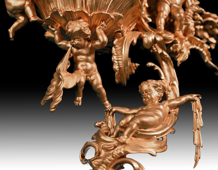 Art foundry of Johann HERZNER (attributed to), Lantern with rich rococo decoration, Second half of the 19th century Art foundry of Johann HERZNER (attributed to), Lantern with rich rococo decoration, Second half of the 19th century-10