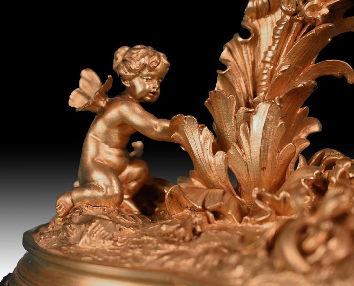 Art foundry of Johann HERZNER (attributed to), Lantern with rich rococo decoration, Second half of the 19th century Art foundry of Johann HERZNER (attributed to), Lantern with rich rococo decoration, Second half of the 19th century-11