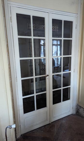 Set of 3 small-paned double doors Set of 3 small-paned double doors-2