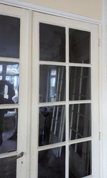 Set of 3 small-paned double doors Set of 3 small-paned double doors-10