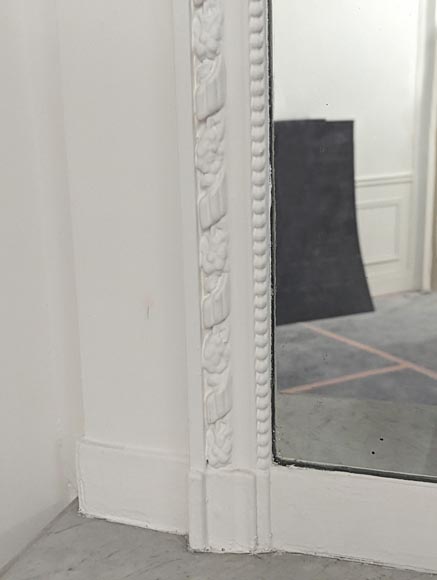 Louis XVI style trumeau decorated with a laurel wreath Louis XVI style trumeau decorated with a laurel wreath-4