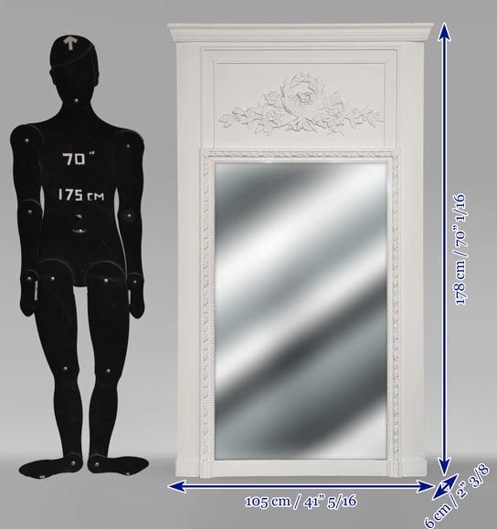 Louis XVI style trumeau decorated with a laurel wreath Louis XVI style trumeau decorated with a laurel wreath-6