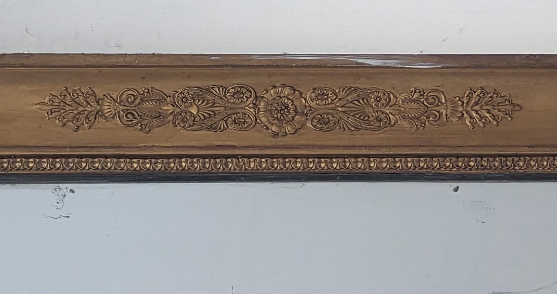 Restoration-period bronze trumeau decorated with a palmette Restoration-period bronze trumeau decorated with a palmette-1