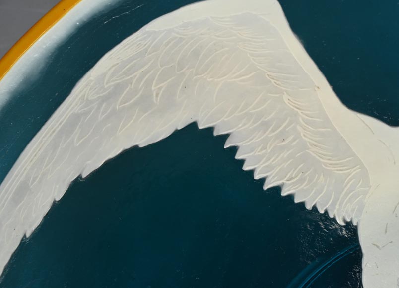 Gallé Establishments, Seagull Plate, between 1918 and 1936 Gallé Establishments, Seagull Plate, between 1918 and 1936-6