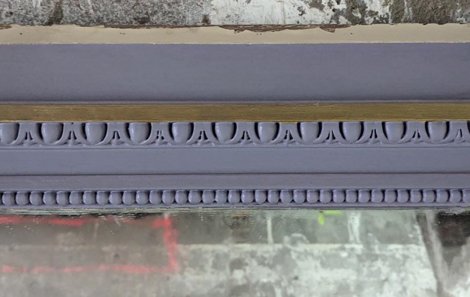 Louis XVI style trumeau adorned with a frieze of ovals and pearls Louis XVI style trumeau adorned with a frieze of ovals and pearls-1