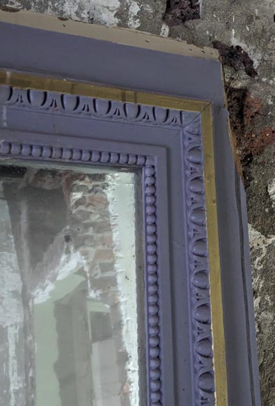 Louis XVI style trumeau adorned with a frieze of ovals and pearls Louis XVI style trumeau adorned with a frieze of ovals and pearls-2