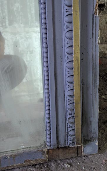 Louis XVI style trumeau adorned with a frieze of ovals and pearls Louis XVI style trumeau adorned with a frieze of ovals and pearls-4