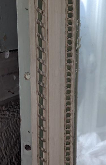 Louis XVI style trumeau with rounded top decorated with pearl friezes Louis XVI style trumeau with rounded top decorated with pearl friezes-4