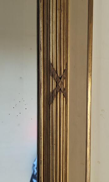 Napoleon III-style gilded trumeau with openwork shells Napoleon III-style gilded trumeau with openwork shells-6