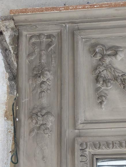 Louis XVI style trumeau decorated with a fruit basket Louis XVI style trumeau decorated with a fruit basket-4